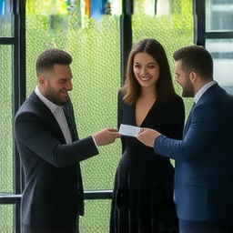 너의 공식적인 카드 교환 스타일은 무엇인가요?