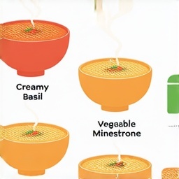 너는 점심으로 어떤 수프 유형인가?