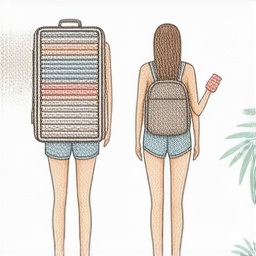 너는 휴가 짐 꾸리기 유형이 뭐니?